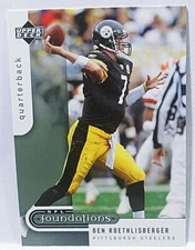 2005 Upper Deck Foundations BEN ROETHLISBERGER #75 - Steelers