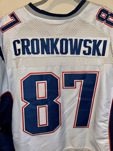 Nike Rob Gronkowski New England Patriots Sewn On-Field Authentic Elite Jersey 52 - Picture 8 of 11