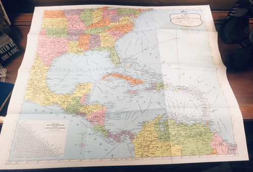 TSS CARNIVALE LETTERHEAD~CAPT. SIGN CERTIFYING SHIP SAILED BURMUDA TRIANGLE &MAP - Picture 8 of 8