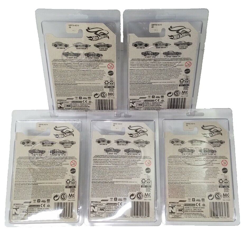 Hot Wheels Cars Easter Series V1405 Set/Lot, #'s 1, 2, 3, 4, 5 NEW