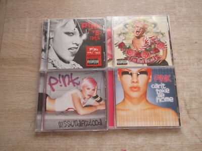 PINK P!INK  4 CD Musik Sammlung Try This + I`m Not Dead + Missundaztood + ....