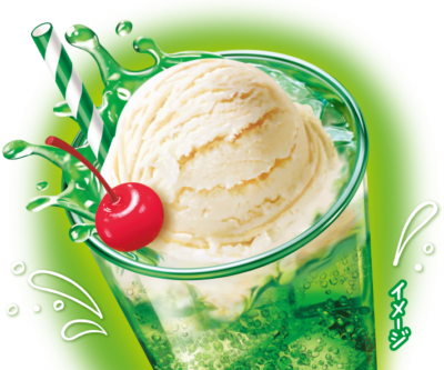 KAMEREO クリーム 45g Pokka Sapporo Gabunomi Melon Cream Soda Drink 500ml x 12 PET