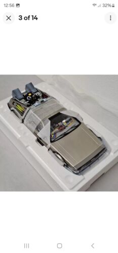 TOMY Back To The Future DeLorean Time Machine 1/10 Scale Diecast NIB SEALED - Picture 5 of 23