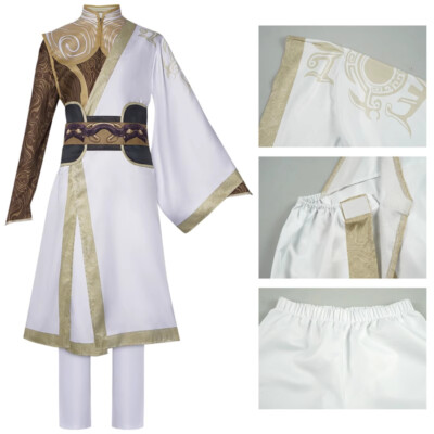 Anime Ne Zha 2 Lutong Costume Full Set Child Adult Coat Waistcoat Pants W/Belt
