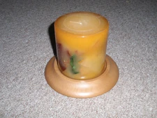 Longaberger WoodCrafts Pillar Candle Holder, (Candle not included in sale) NEW!!