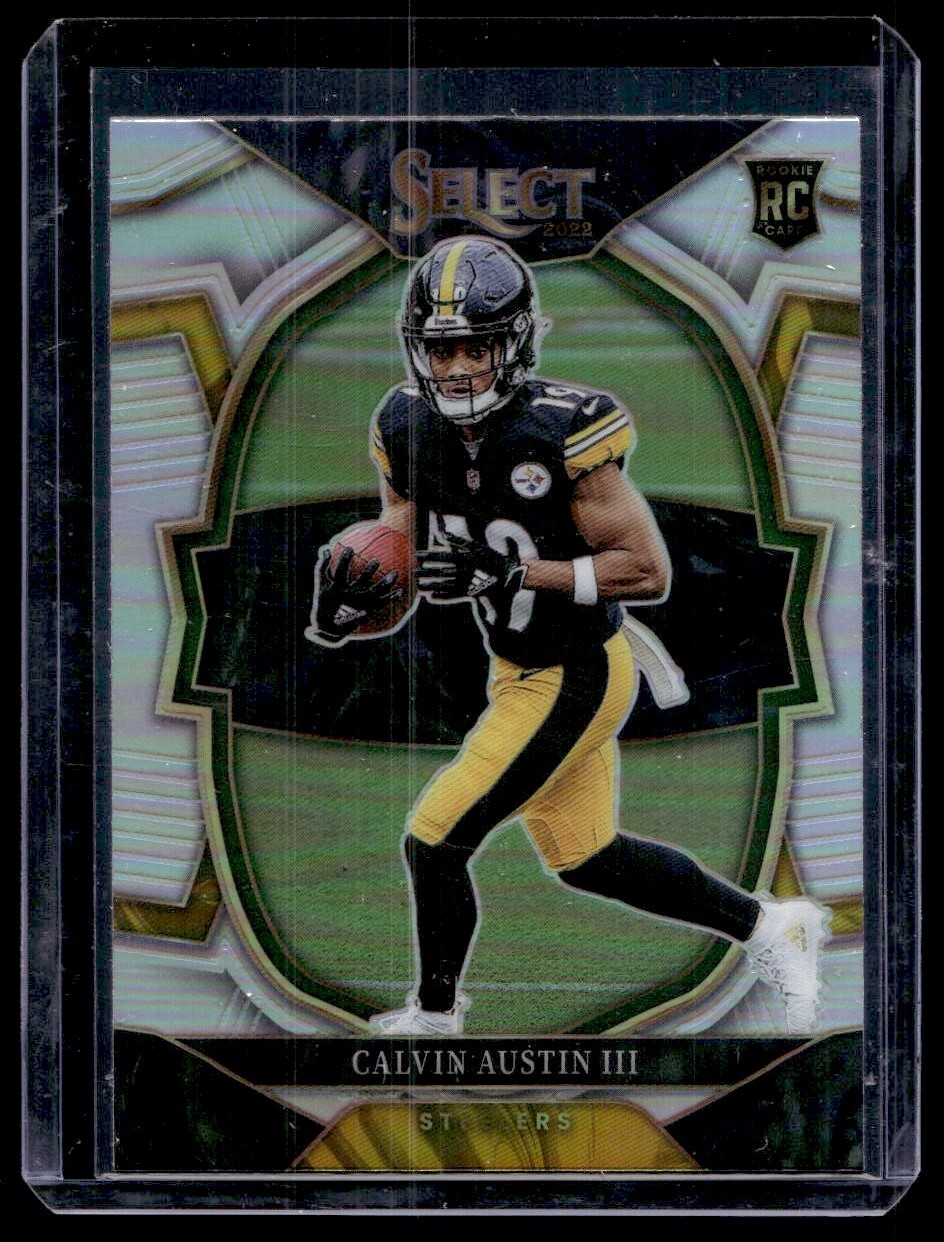 2022 Panini Select Silver Calvin Austin III Rookie G16 Pittsburgh Steelers #65