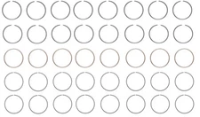 Enginetech R43658 | Piston Rings for Ford 68-73 7.0L/429 and 68-93 7.5L/460 V8