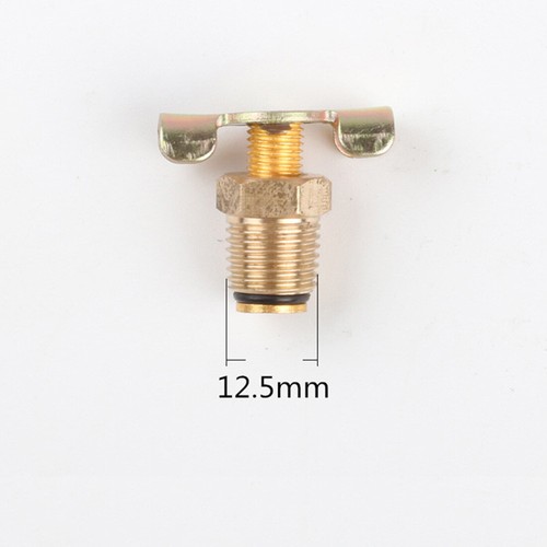 Luftkompressor Tank 1/4 Zoll BSP Ablassschraube Ventil/Hahn/Ablasshahn mit T-Griff NEU - Bild 1 von 5