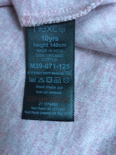Girls ( Next ) Top. Age: 10 Years. Colour: Mauve - Picture 2 of 3