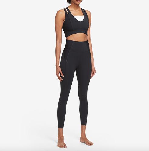 NIKE YOGA WOMEN BLACK DARK GREY LUXE DRI-FIT INFINALON JUMPSUIT SIZE XS NWT 110$ | eBay