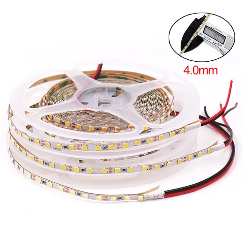SMD2835 LED Strip 12v 5m 600leds Flexible Rope Tape Lights Natural White 4mm PCB - Picture 3 of 13