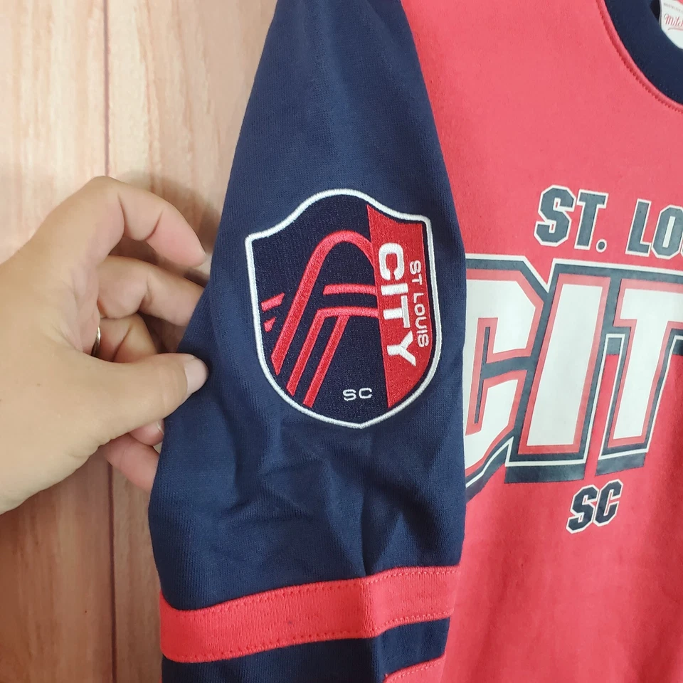 Mitchell & Ness Mens Sweatshirt Small Long Sleeve St. Louis City SC - Image 3 of 4