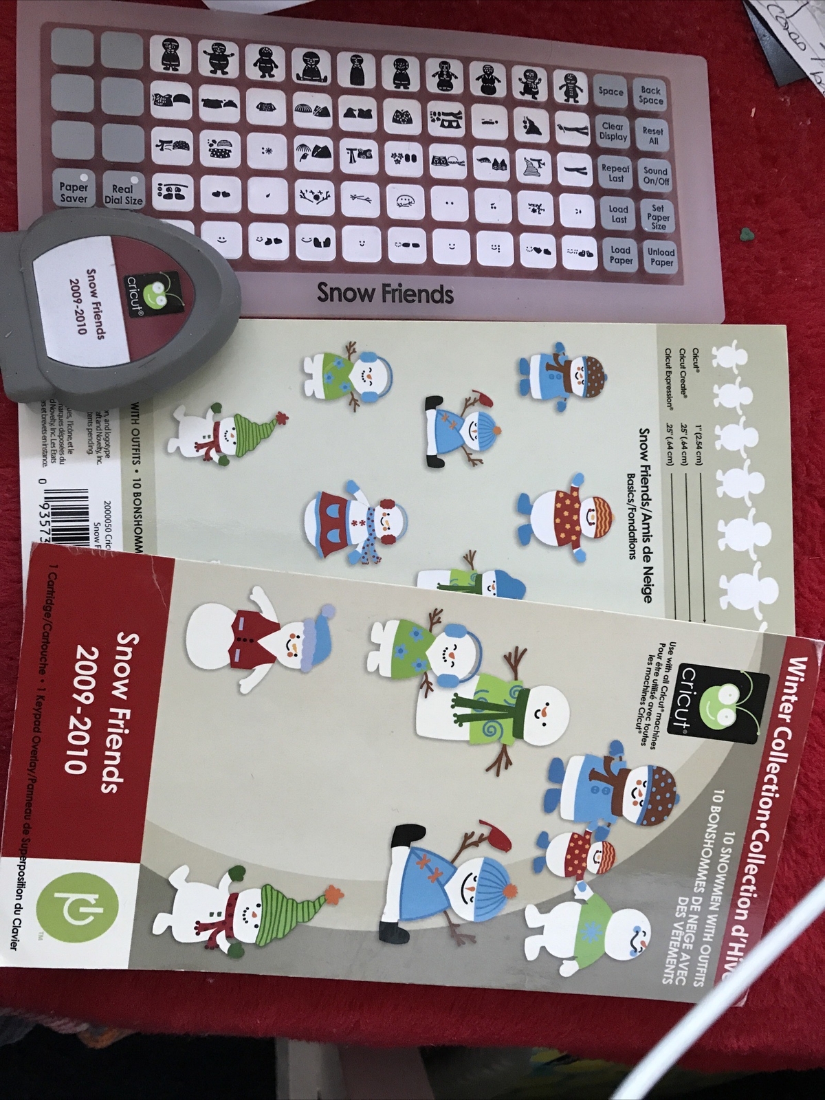 SNOW FRIENDS CRICUT CARTRIDGE eBay