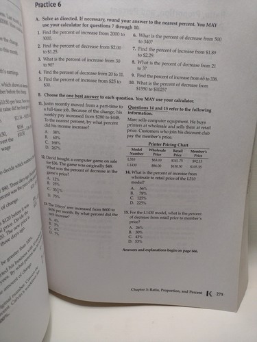 Kaplan GED Test Prep 2020 -Paperback -2020 -ExLibrary - Picture 12 of 14