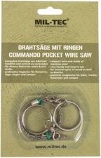 Mil-Tec Pocket Wire Saw Stainless Good For Hiking Camping Hunting And Fishing