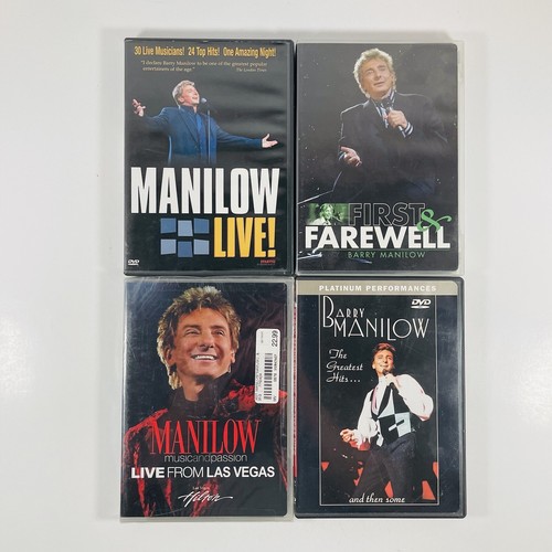 Barry Manilow 4 DVD Set: Erster & Abschied, Live!, Las Vegas & die größten Hits