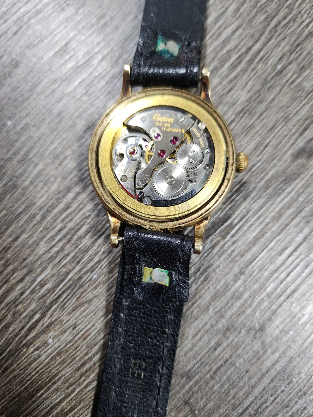 Mens 9ct Gold Certina Vintage Watch eBay