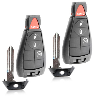 2 Keyless Entry Remote Key Fob for 2008 2009 2010 2011 2012 Dodge Ram ...