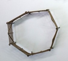 Vintage toy farm fence panels/hurdles x7 (Britains circa 1950)