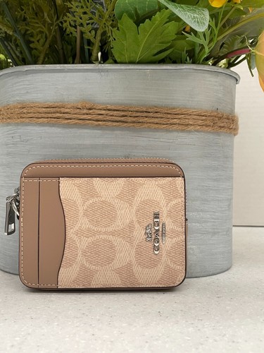 Coach Zip Card Case (You Pick) NWT - Picture 4 of 14