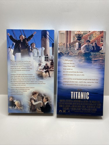 Titanic (VHS, 1998, 2-Tape Set, Pan-and-Scan) - Picture 5 of 5