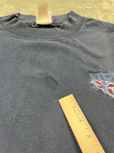 Tennessee Titans Men's XL Navy NFL Long Sleeve T-Shirt VF Imagewear Crew neck - Picture 8 of 12