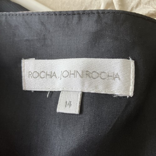 LADIES JOHN ROCHA BLACK DRESS SIZE 14 - Picture 8 of 8