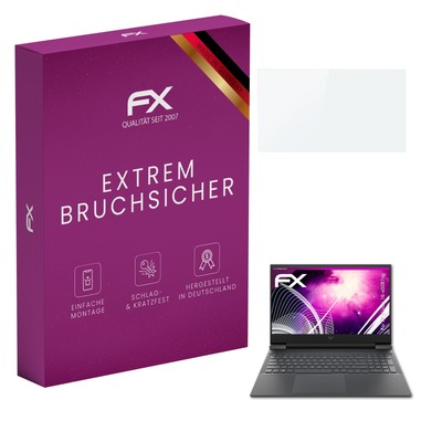 atFoliX Glasfolie für HP Victus 16-e0087ng Panzerfolie 9H Schutzpanzer