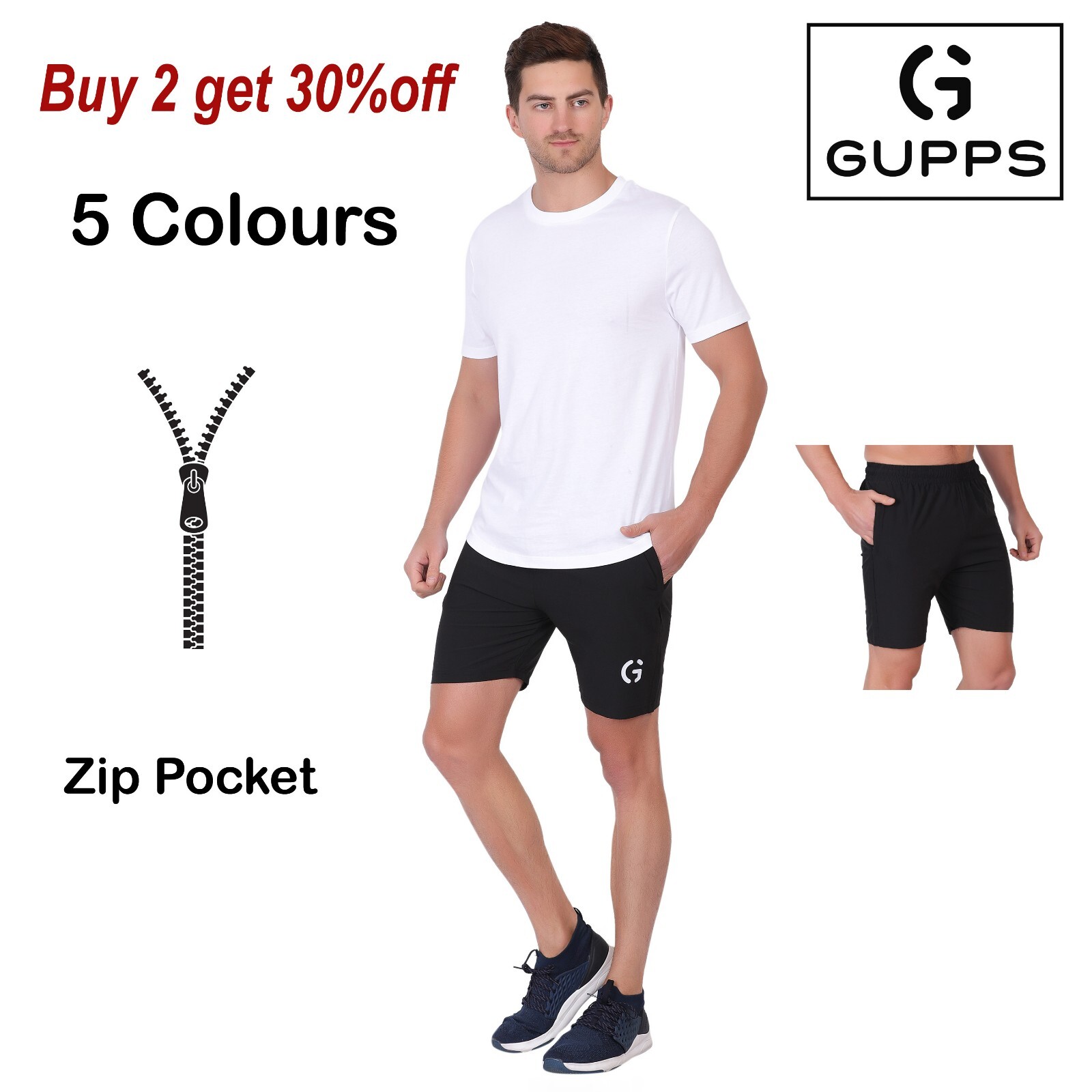 Men's GYM Shorts Training Quick Dry Sport Workout Casual Jogging eBay