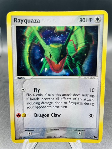 Pokemon Rayquaza 3/17 POP Series 1 Promo Holo Rare HP/DMG