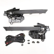 Fit 2017-2021 CX-5 LED Pair Fog Light Kit Bezel Wire Bulb Switch Bracket 6000K