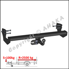 AHK f&uuml;r MB f&uuml;r Mercedes Vito W639 Bj. 2003-2014 Anh&auml;ngerkupplung T&Uuml;V AHZV NEU