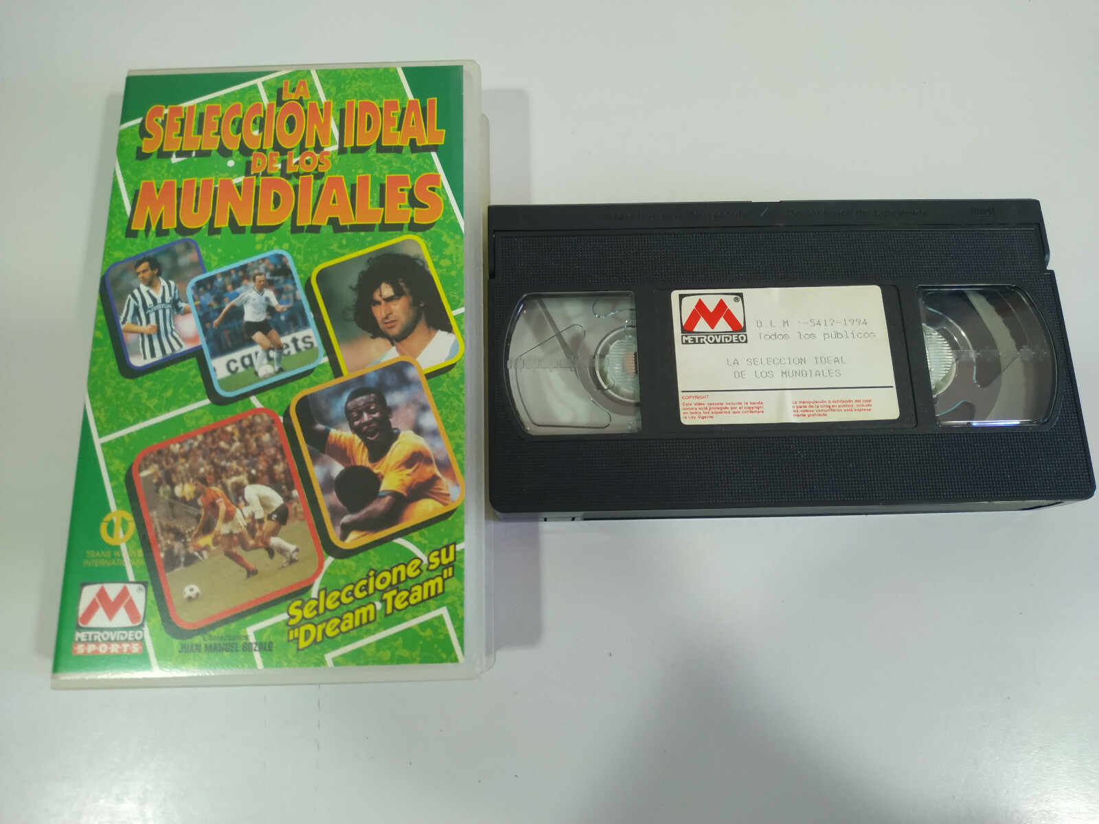 The Ideal Selection Of The Soccer World Cups - VHS Tape Spanish - 3T