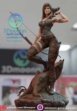 Lara Croft Tomb Raider resin scale model kit unpainted 3d print