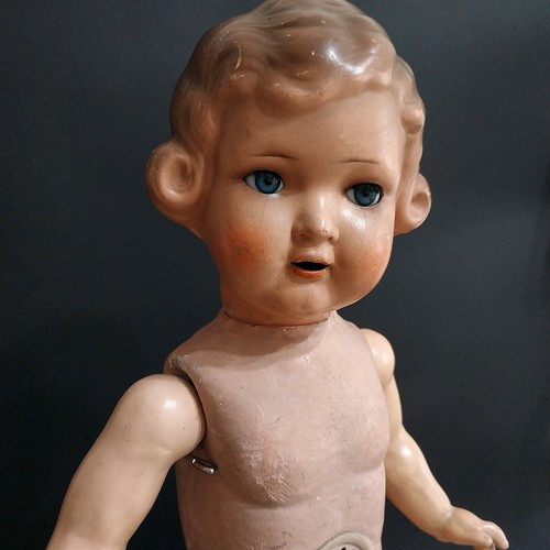 Antikes Papier-Mache | Composite Doll. Um 1900. 50 cm | 20"". Deutschland
