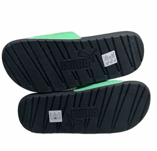 PUMA Women's Cool Cat Slide Sanda Green and black US 4 - Picture 4 of 7