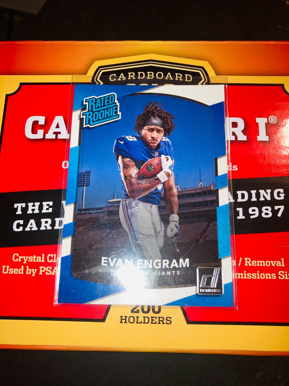 2017 Donruss #330 Evan Engram Rated Rookie RC V187 NEW YORK GIANTS NFL CARDS
