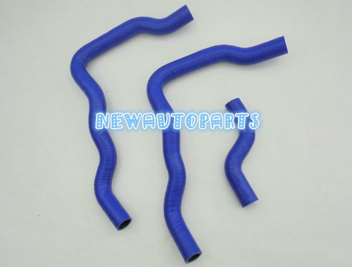BLUE Silicone Radiator Hose For Honda VFR400 NC24 VRF400 NC 24 3PCS  - Bild 1 von 6