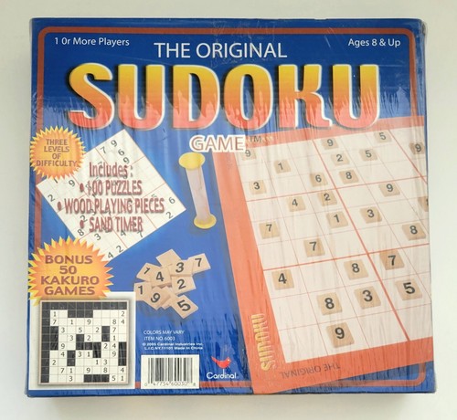 The Original Sudoku Game. New In Sealed Box. 2005 Cardinal. Industries. - Picture 2 of 2