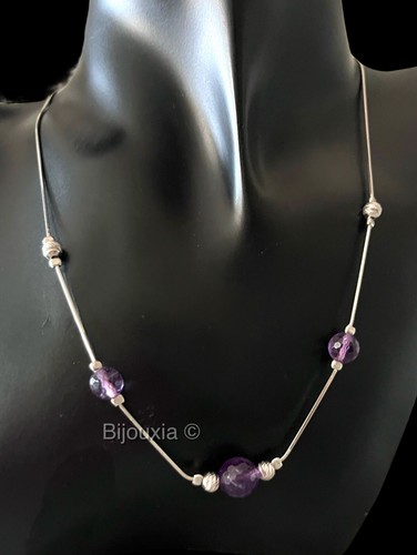 BERGERLIN Collana In Pietra Di Luna Labradorite, Con Perla In Argento 925, Certificata, Regolabile XS-L - 4