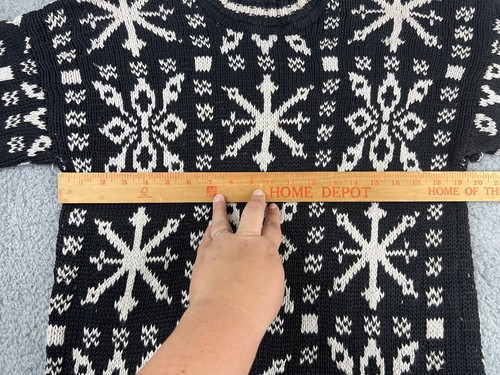 Vintage Aeropostale Sweater Men's Small Chunky Knit Fair Isle Compagnie Generale - Picture 11 of 18