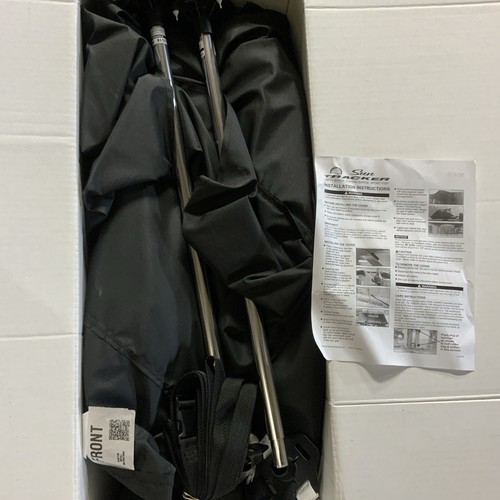 Suntracker Bb18 W/bimini Down Pontoon Mooring Cover, Black
