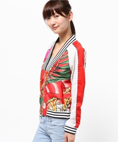 【希少・美品】adidas × RITA ORA 着物トラックジャケット M 希少 adidas × Rita Ora DRAGON TRACKTOP M - メルカリ