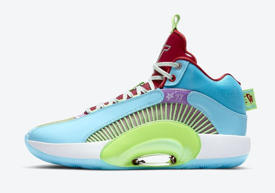 Air Jordan 35 Jayson Tatum Greatest Gift Blue Green Menu0026#039;s Size 9  DD3669-400 | eBay