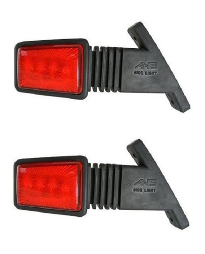 Lateral LED Marcador 2x Luces Rojo Blanco 24V para Iveco Man DAF Mercedes Camión - Imagen 5 de 7