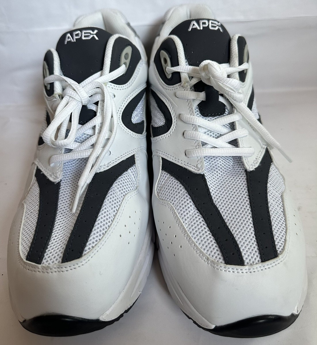 Apex X521 Boss Runner White Navy Size 15 | eBay