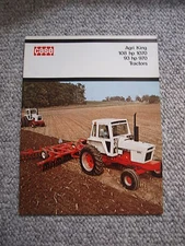 Case 970 1070 Agri King Tractor Color Brochure 20 pg. Original MINT '73