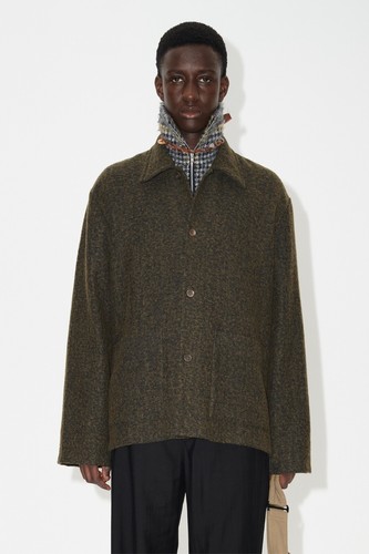 OUR LEGACY/ HAVEN JACKET/ 50 / Black Moss Fuzz Wool EUC - Picture 15 of 15