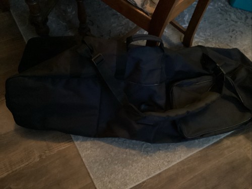 Golf Clubs Bag Black Fabric Excellent Condition - Picture 4 of 4