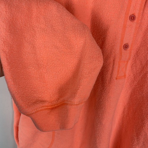 Urban Outfitters 100% Cotton Orange Oversized Sweater Sz M Pockets Mock Neck - Picture 6 of 10